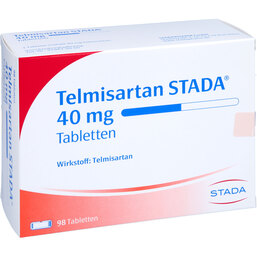 Abbildung: Telmisartan STADA 40 mg Tabletten 98 St, Tabletten PZN 08738426