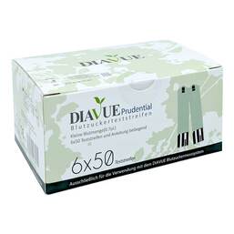 Abbildung: Diavue Prudential Blutzuckerteststreifen 3X2X50 St, Teststreifen PZN 08738573