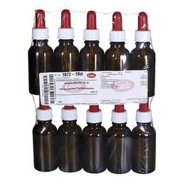 Abbildung: Pipettenflasche 30 ml mit kompl.Pipettenmontur 10 St, Flaschen PZN 08743226
