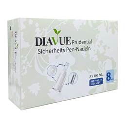 Abbildung: Diavue Prudential Sicherheits Pen-Nadeln 31 Gx8 mm 3X100 St, Kanüle PZN 08743255