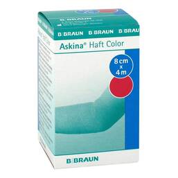 Abbildung: Askina Haftbinde Color 8cmx4 Binden, 1 St PZN 08752981