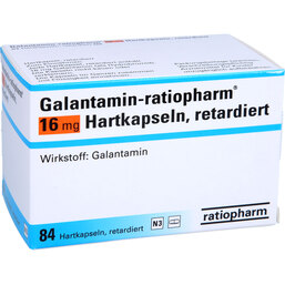 Abbildung: Galantamin ratiopharm 16 mg Hartkapseln retardiert 84 St, Retard-Kapseln PZN 08755494