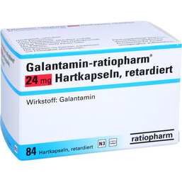 Abbildung: Galantamin ratiopharm 24 mg Hartkapseln retardiert 84 St, Retard-Kapseln PZN 08755554
