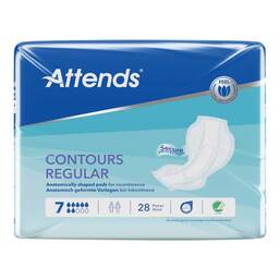 Abbildung: Attends® Contours Regular 7 Vorlage 28 St PZN 08756074