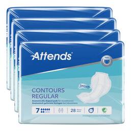 Abbildung: Attends® Contours Regular 7 Vorlage 4X28 St PZN 08756080