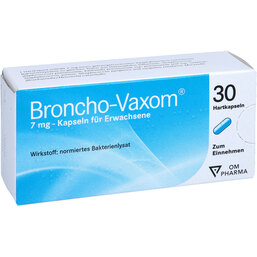 Abbildung: Broncho Vaxom für Erwachsene Kapseln 30 St, Hartkapseln PZN 08760118