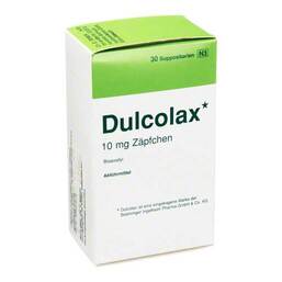 Abbildung: Dulcolax 10 mg Zäpfchen 30 St, Suppositorien PZN 08764352