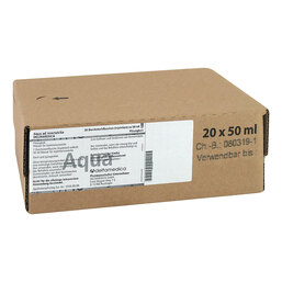 Abbildung: Aqua AD Iniectabilia 20X50 ml, Flüssigkeit PZN 08770950