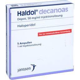Abbildung: Haldol decanoas Ampullen 5X1 ml, Injektionslösung PZN 08772162