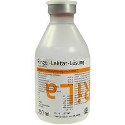 Abbildung: Ringer Laktat Lösung Plastik 250 ml, Infusionslösung PZN 08774126