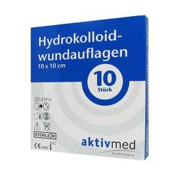 Abbildung: Hydrocolloidwundauflage 10x10cm Verband, 10 St PZN 08775775