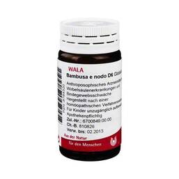 Abbildung: Bambusa E Nodo D 6 Globuli Globuli, 20 g PZN 08784320