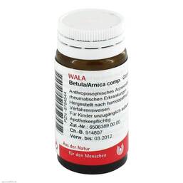 Abbildung: Betula / Arnica comp. Globuli 20 g, Globuli PZN 08784544