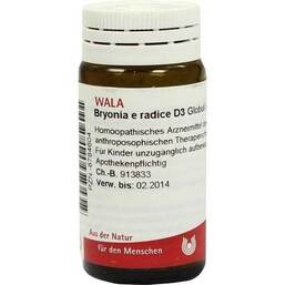 Abbildung: Bryonia e Radice D 3 Globuli 20 g, Globuli PZN 08784604
