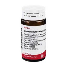 Abbildung: Chamomilla / Nicotiana Globuli Globuli, 20 g PZN 08785118