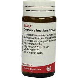 Abbildung: Cydonia E fructibus D 2 Globuli Globuli, 20 g PZN 08785503