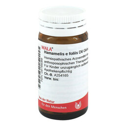 Abbildung: Hamamelis E foliis D 6 Globuli Globuli, 20 g PZN 08786069