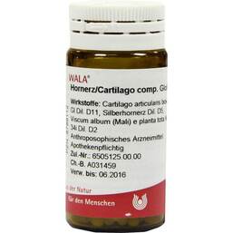 Abbildung: Hornerz / Cartilago comp. Globuli 20 g, Globuli PZN 08786112