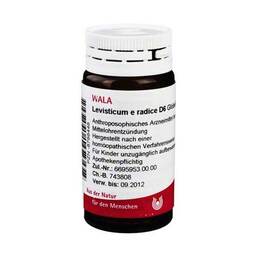 Abbildung: Levisticum E Radice D 6 Globuli Globuli, 20 g PZN 08786448