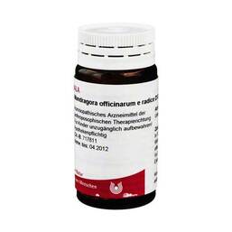 Abbildung: Mandragora officinale e Radice D 12 Globuli, 20 g PZN 08786678