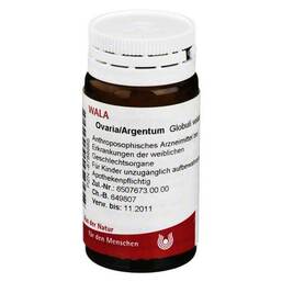 Abbildung: Ovaria / Argentum Globuli Globuli, 20 g PZN 08786885