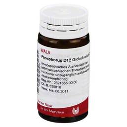 Abbildung: Phosphorus D 12 Globuli 20 g, Globuli PZN 08787028