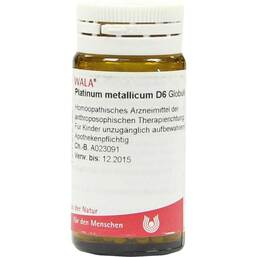 Abbildung: Platinum metallicum D 6 Globuli Globuli, 20 g PZN 08787063