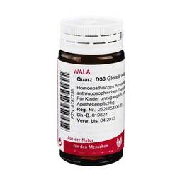 Abbildung: Quarz D 30 Globuli Globuli, 20 g PZN 08787258