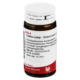 Abbildung: Testes comp. Globuli 20 g, Globuli PZN 08788022