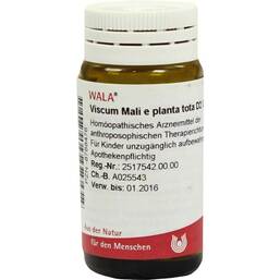 Abbildung: Viscum Mali e planta tota D 20 g, Globuli PZN 08788476