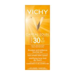 Abbildung: Vichy Capital Soleil Mattierendes Sonnen-Fluid LSF 30 für das Gesicht Milch, 50 ml PZN 08801797