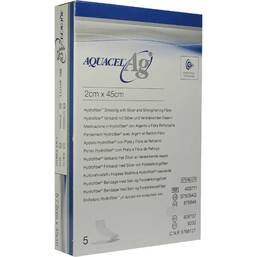 Abbildung: Aquacel Ag 2x45 cm Tamponaden 5 St, Tamponaden PZN 08804034