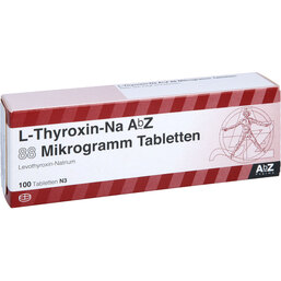 Abbildung: L-Thyroxin-Na AbZ 88 Mikrogramm Tabletten 100 St, Tabletten PZN 08812022