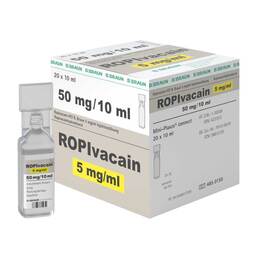 Abbildung: Ropivacain B.Braun 5 mg / ml Injektionslösung 20X10 ml, Injektionslösung PZN 08812720