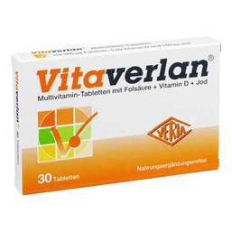 Abbildung: Vitaverlan Tabletten Tabletten, 30 St PZN 08815233