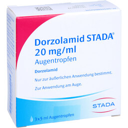 Abbildung: Dorzolamid STADA 20 mg / ml Augentropfen 3X5 ml, Augentropfen PZN 08816250
