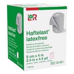 Abbildung: Haftelast Fixierbinde kohäs.latexfrei 6 cm x 4 m creme 1 St, Binden PZN 08816391