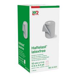 Abbildung: Haftelast Fixierbinde kohäs.latexfrei 10 cm x 4 m creme 1 St, Binden PZN 08816617