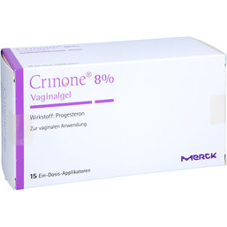 Abbildung: Crinone 8% Applikatoren Vagi 1X15 St, Vaginalgel PZN 08819030