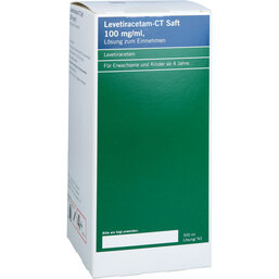 Abbildung: Levetiracetam-CT Saft 100 mg / ml 300 ml, Lösung zum Einnehmen PZN 08840053