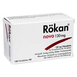 Abbildung: Rökan Novo 120 mg Filmtabletten Filmtabletten, 120 St PZN 08858834