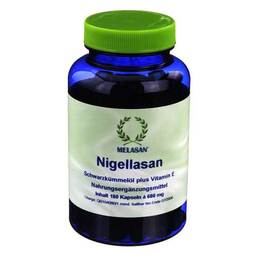Abbildung: Schwarzkümmelöl Kapseln 500 mg Melasan Kapseln, 180 St PZN 08860185