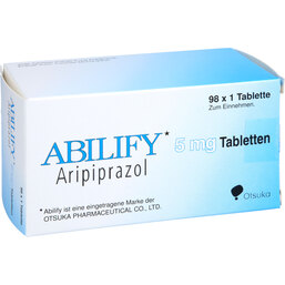 Abbildung: Abilify 5 mg Tabletten 98 St, Tabletten PZN 08862385