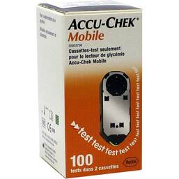 Abbildung: Accu Chek Mobile Testkassette Plasma II 100 St, Teststreifen PZN 08863686