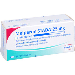 Abbildung: Melperon STADA 25 mg Filmtabletten 50 St, Filmtabletten PZN 08865308