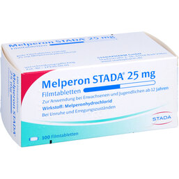 Abbildung: Melperon STADA 25 mg Filmtabletten 100 St, Filmtabletten PZN 08865314