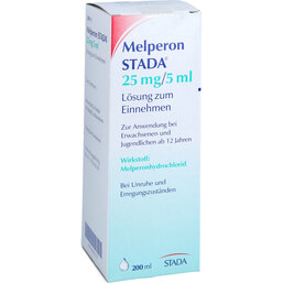 Abbildung: Melperon STADA 25 mg / 5 ml Lösung zum Einnehmen 200 ml, Lösung zum Einnehmen PZN 08865372