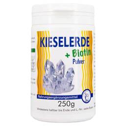 Abbildung: Kieselerde + Biotin Pulver Pulver, 250 g PZN 08869660