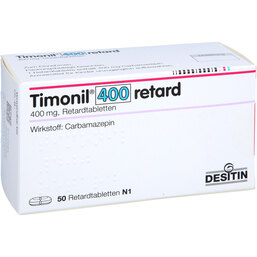 Abbildung: Timonil 400 retard Tabletten 50 St, Retard-Tabletten PZN 08871697