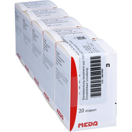 Abbildung: Mestinon 60 mg überzogene Tabletten 100 St, Überzogene Tabletten PZN 08874980